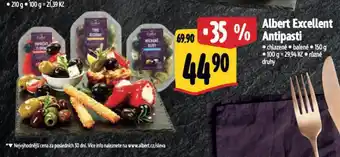Albert Antipasti nabídka