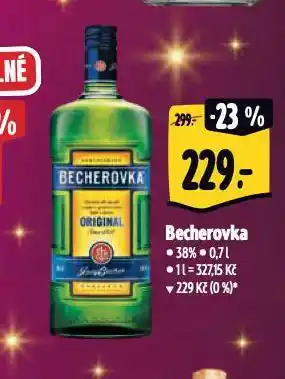 Albert Becherovka nabídka