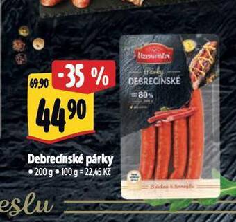 Albert Debrecínské párky nabídka