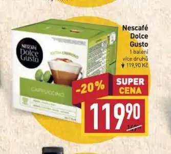 Billa Nescafé dolce gusto nabídka