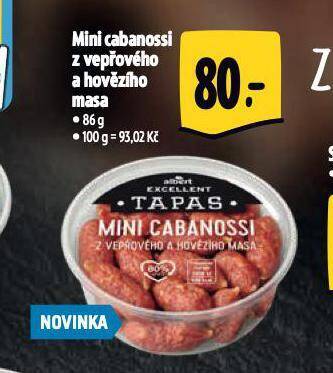 Albert Mini cabanossi nabídka