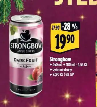Albert Strongbow cider nabídka