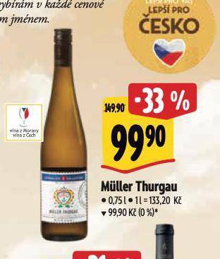 Albert Muller thurgau nabídka