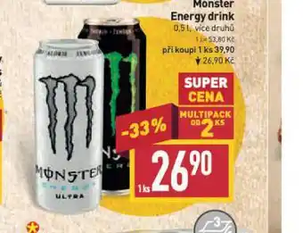 Billa Monster energy drink nabídka