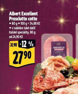 Albert Prosciutto cotto nabídka