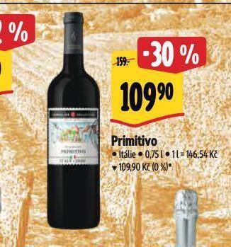 Albert Primitivo nabídka