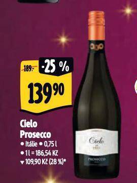 Albert Cielo prosecco nabídka