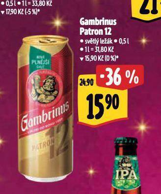 Albert Pivo gambrinus nabídka