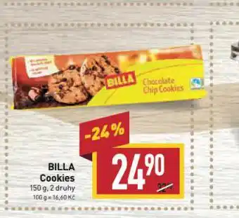 Billa Billa cookies nabídka