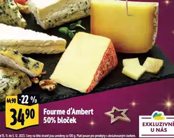 Albert Sýr fourme d'ambert nabídka