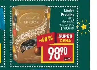 Billa Lindor pralinky nabídka