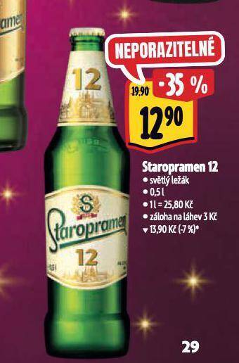 Albert Pivo staropramen nabídka