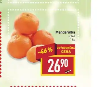 Billa Mandarinky nabídka