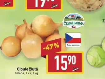 Billa Cibule žlutá nabídka