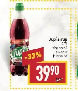 Billa Jupí sirup nabídka