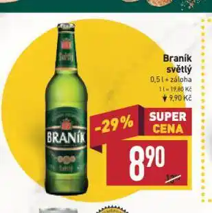 Billa Pivo braník nabídka