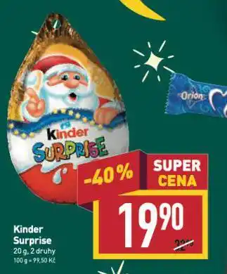 Billa Kinder surprise nabídka