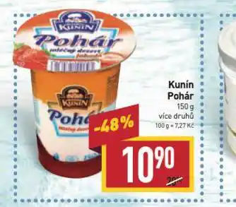 Billa Kunín pohár nabídka