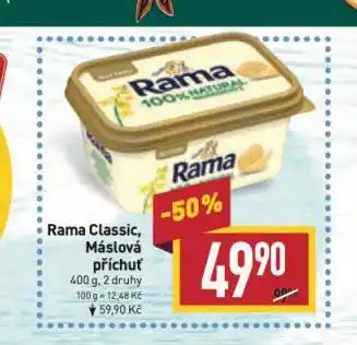 Billa Rama classic, máslová příchuť nabídka