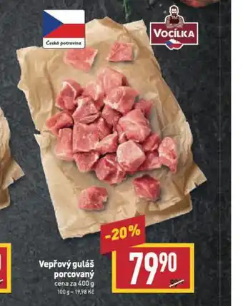 Billa Vepřový guláš porcovaný nabídka