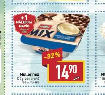 Billa Müller mix nabídka