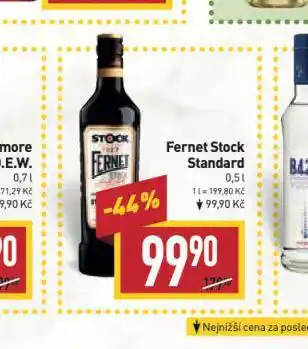 Billa Fernet stock standard nabídka