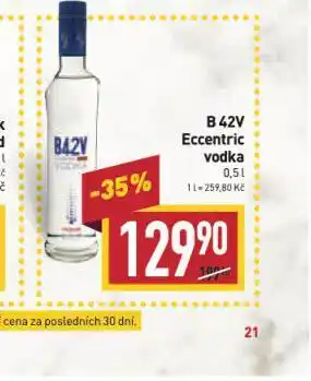 Billa B 42v eccentric vodka nabídka