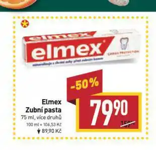 Billa Elmex zubní pasta nabídka
