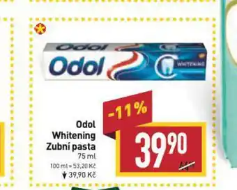 Billa Odol whitening zubní pasta nabídka