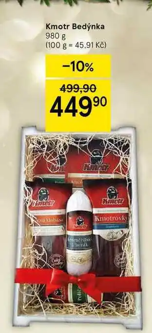 Tesco Kmotr bedýnka 980 g nabídka