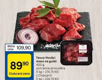 Tesco Hovězí maso na guláš 400 g nabídka
