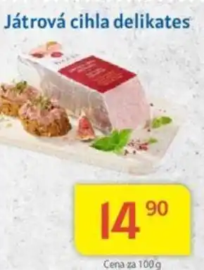 Kubík potraviny Játrová cihla delikates nabídka