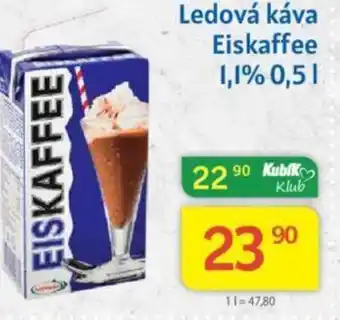 Kubík potraviny Ledová káva Eiskaffee 1,1% 0,5L nabídka
