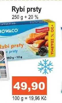 COOP DISKONT Rybí prsty nabídka