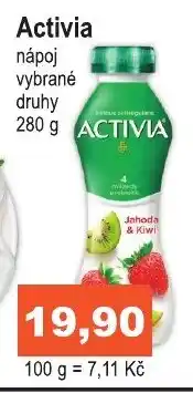 COOP DISKONT Activia nápoj nabídka