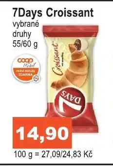 COOP DISKONT 7Days Croissant nabídka