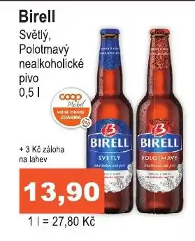 COOP DISKONT Birell 0.5 l. nabídka
