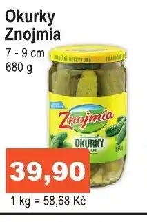 COOP DISKONT Okurky Znojmia nabídka