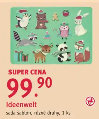 Rossmann Ideenwelt sada šablon, různé druhy, 1 ks nabídka