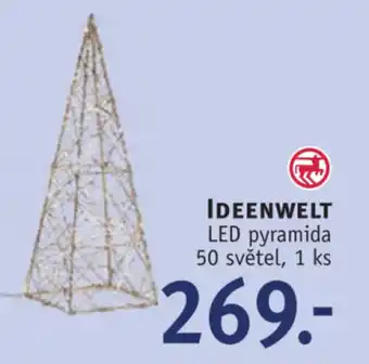 Rossmann IDEENWELT LED pyramida 50 světel, 1 ks nabídka