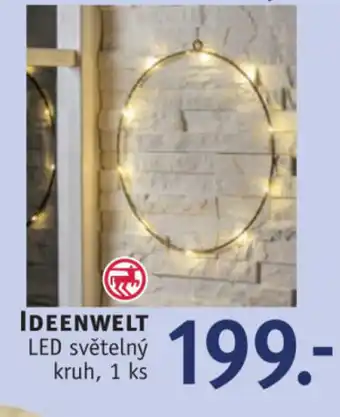 Rossmann IDEENWELT LED světelný kruh, 1 ks nabídka