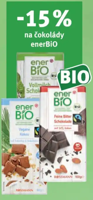 Rossmann Na čokolády enerBiO nabídka
