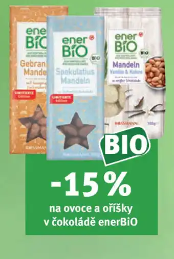 Rossmann Na ovoce a oříšky v čokoládě enerBiO nabídka