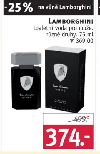 Rossmann LAMBORGHINI toaletní voda pro muže nabídka