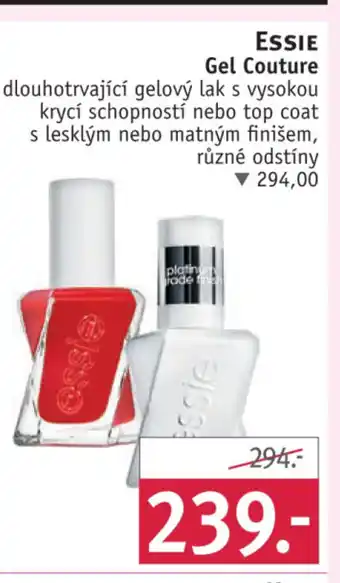 Rossmann ESSIE Gel Couture nabídka