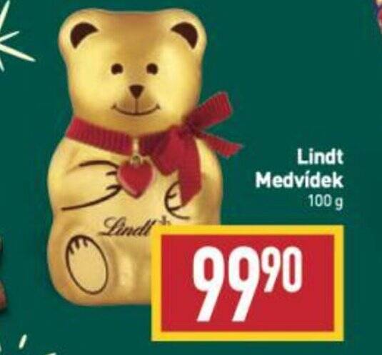 Billa Lindt Medvídek 100 g nabídka