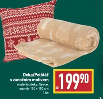 Billa Deka/Polštář s vánočním motivem nabídka