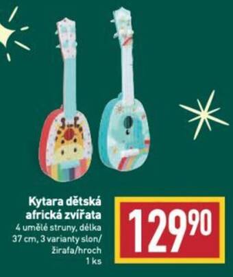 Billa Kytara dětská africká zvířata nabídka