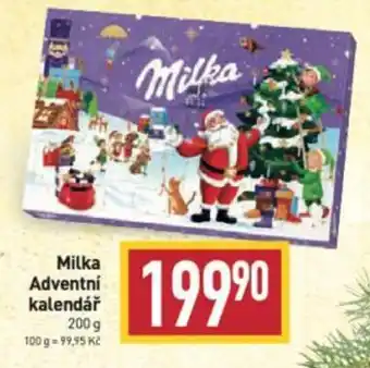 Billa Milka Adventní kalendář 200 g nabídka