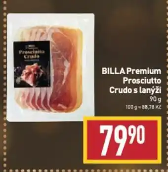 Billa BILLA Premium Prosciutto Crudo s lanýži 90 g nabídka